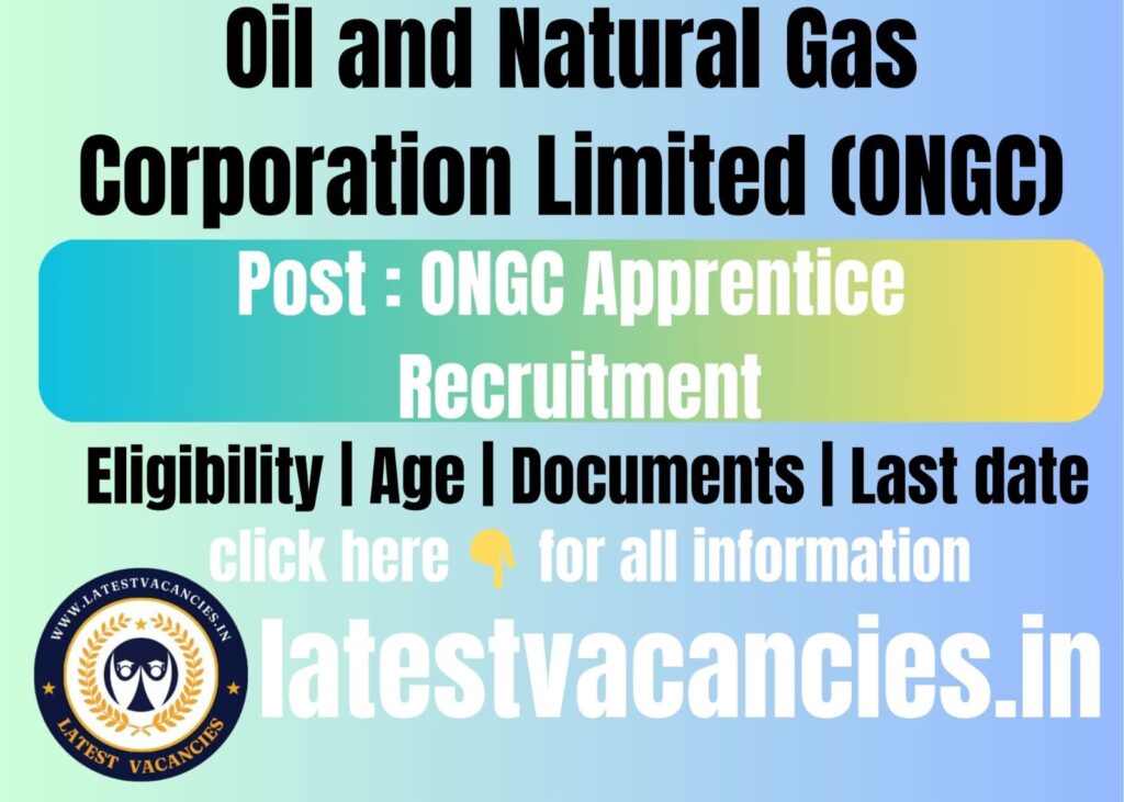 ONGC Apprentice Recruitment 2025