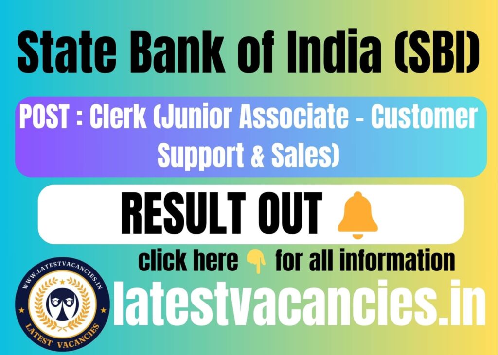 SBI Clerk Prelims Result 2025 Declared – Download Scorecard, State Wise Cut Off & Merit List