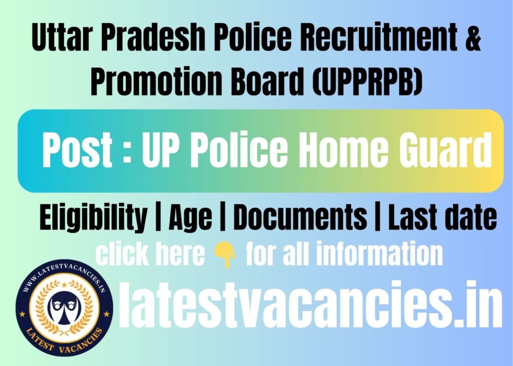 UP Police Home Guard Recruitment 2025: 41424 Posts